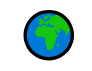 Globe showing Europe and Africa