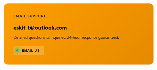Email support contact card for eskit_t@outlook.com.