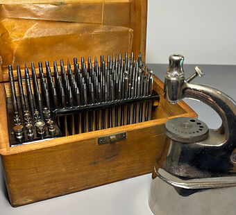 Vintage swiss staking set