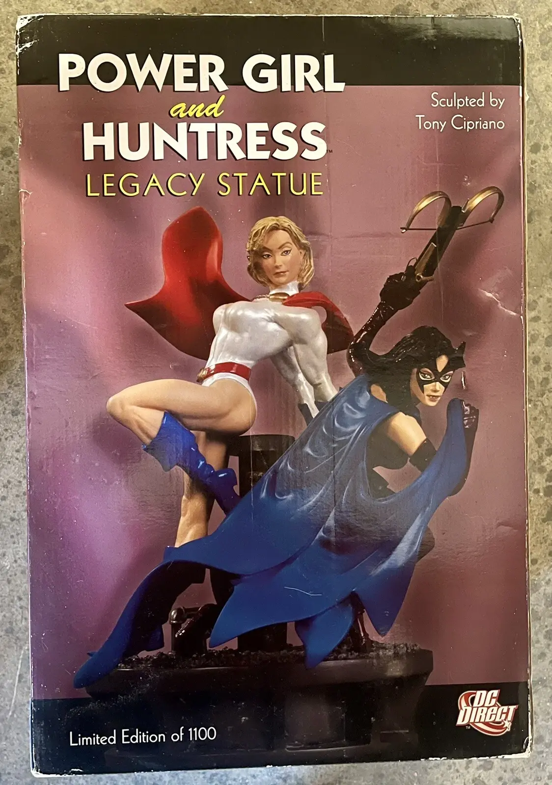 DC Direct Power Girl and Huntress Legacy Statue Ltd Ed 0151/1100 - photo 1