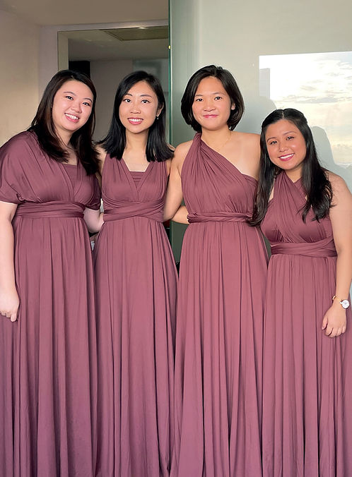Dusty Mauve Convertible Dress | My Little Bow (MLB) | Singapore Dusty Mauve Convertible Dress | My Little Bow (MLB) | Singapore