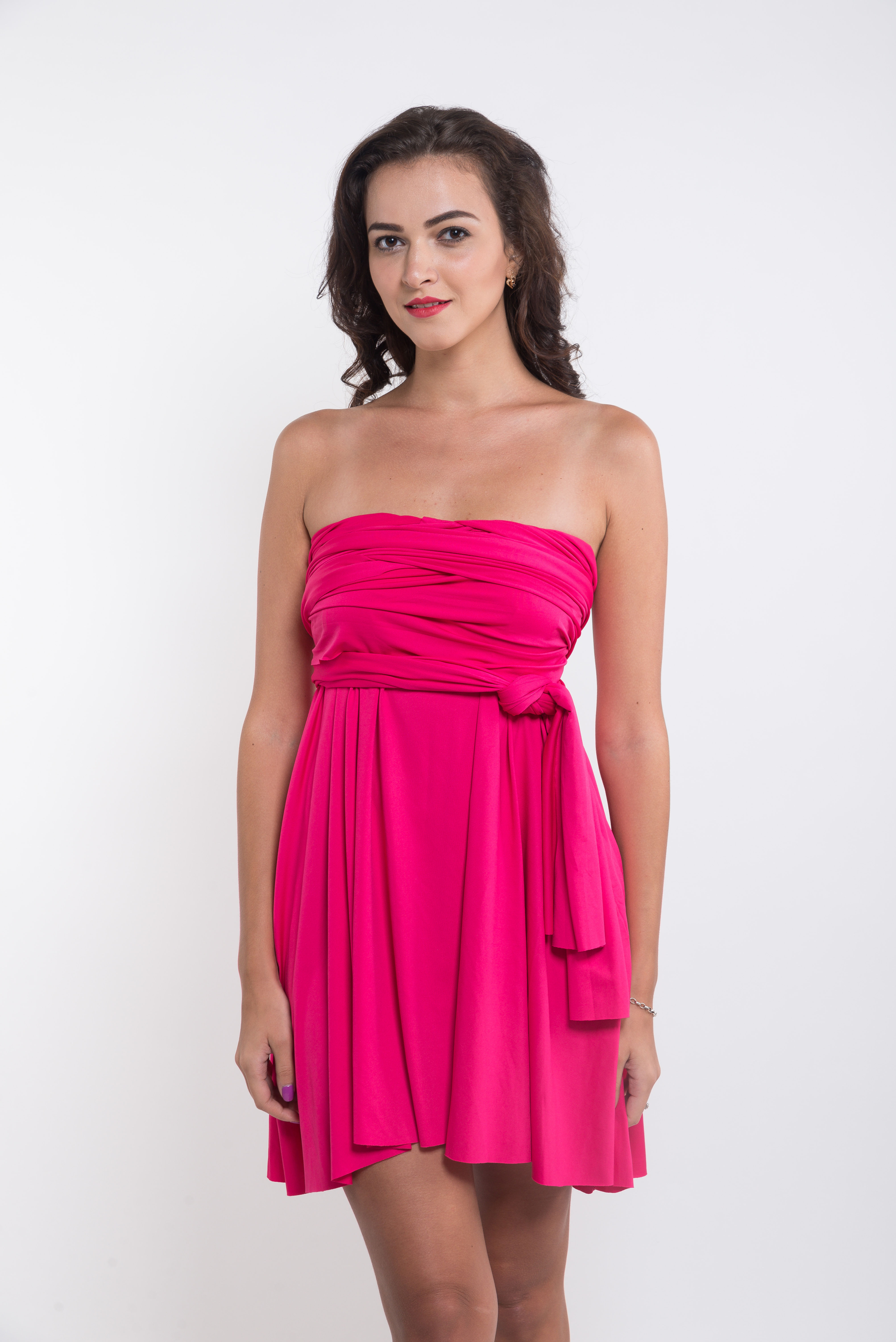 Convertible Dress - Magenta