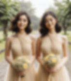 Signature Ashwood convertible infinity party dress on bridesmaid at a wedding