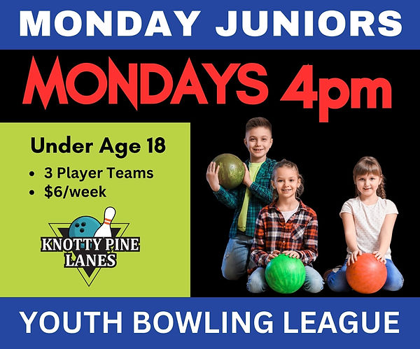 Youth Bowling League Knotty Pine Lanes