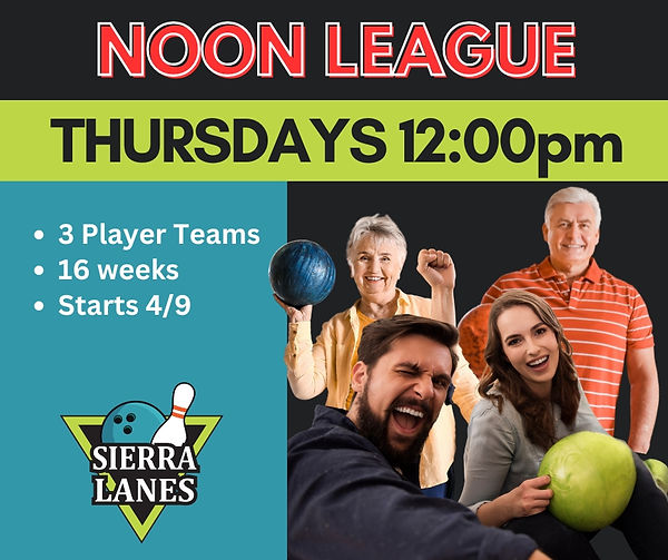 BOWLING LEAGUE Ridgecrest