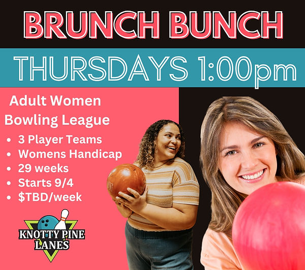 Womens Bowling League Knotty Pine Lanes