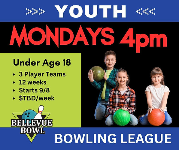Youth Bowling League Bellevue Bowl