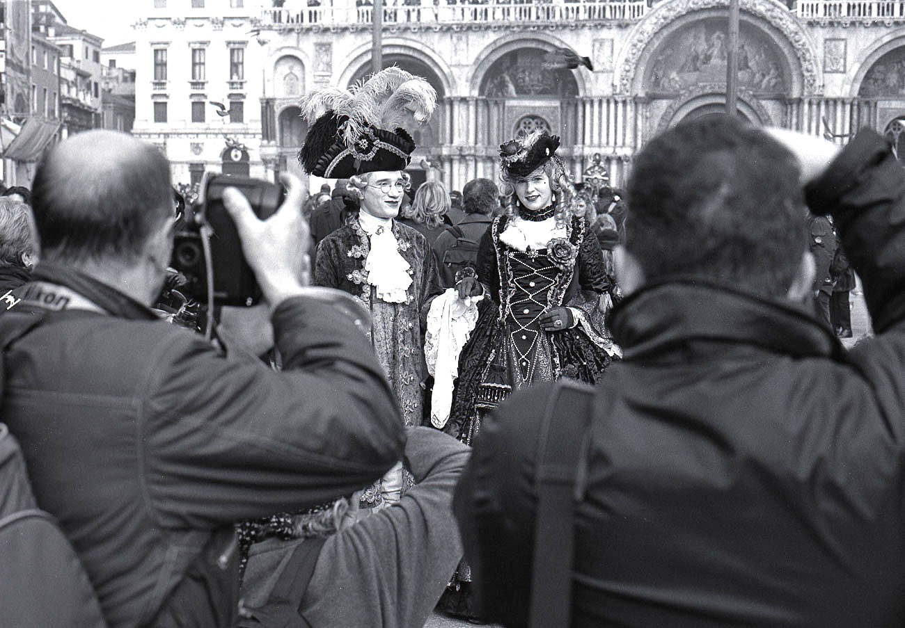 Costumed Couple, Venice. 2002.