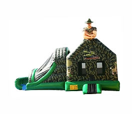 Corporate Event Inflatable Jump Slide Combo Rental