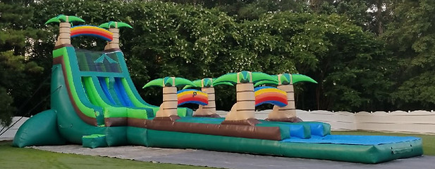 Giant Tropical Water Slide Rentals