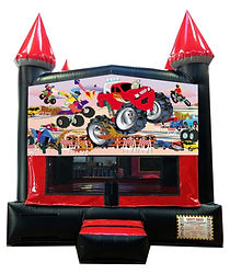 Monster Truck and Blaze Inflatable Rentals