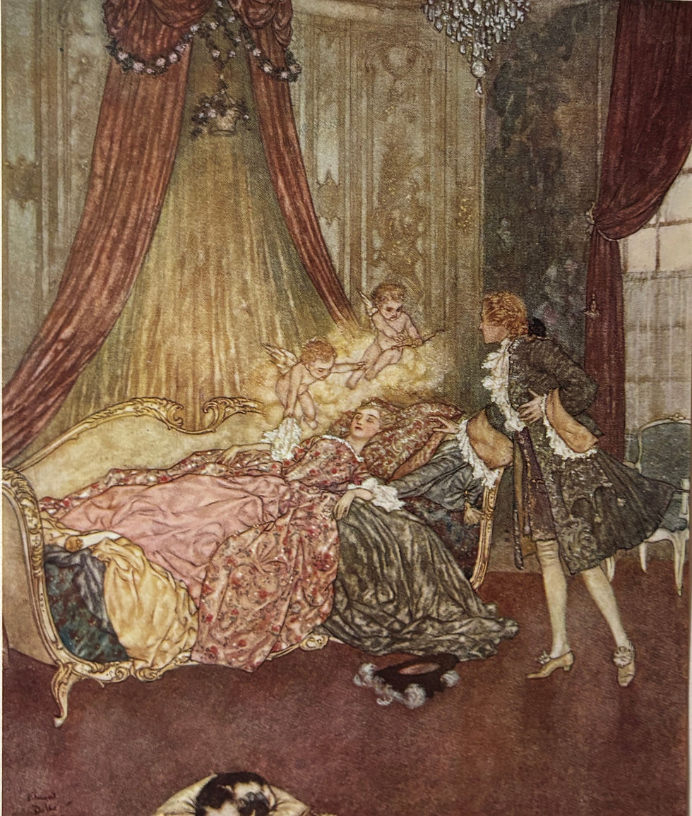 Thumbnail: Illustration of The Sleeping Beauty