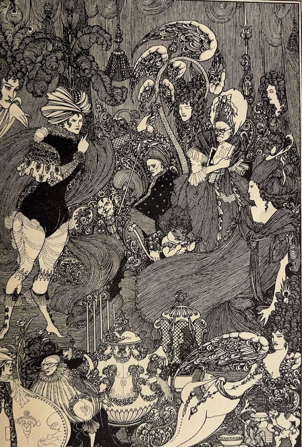 Thumbnail: The Rape of the Lock by Alexander Pope, illustrated by Beardsley, first edition