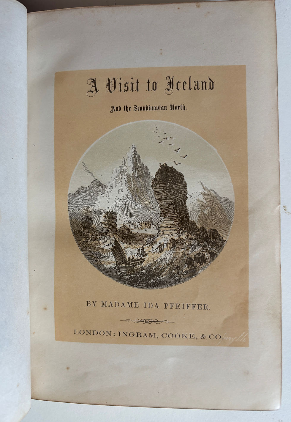 Thumbnail: Visit to Iceland by Madame Ida Pfeiffer, 1853