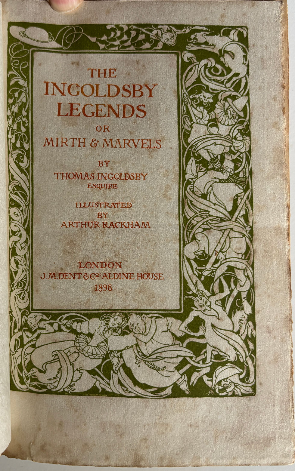 Thumbnail: The Ingoldsby Legends by Thomas Ingoldsby Esq., illus, by Arthur Rackham,1898.