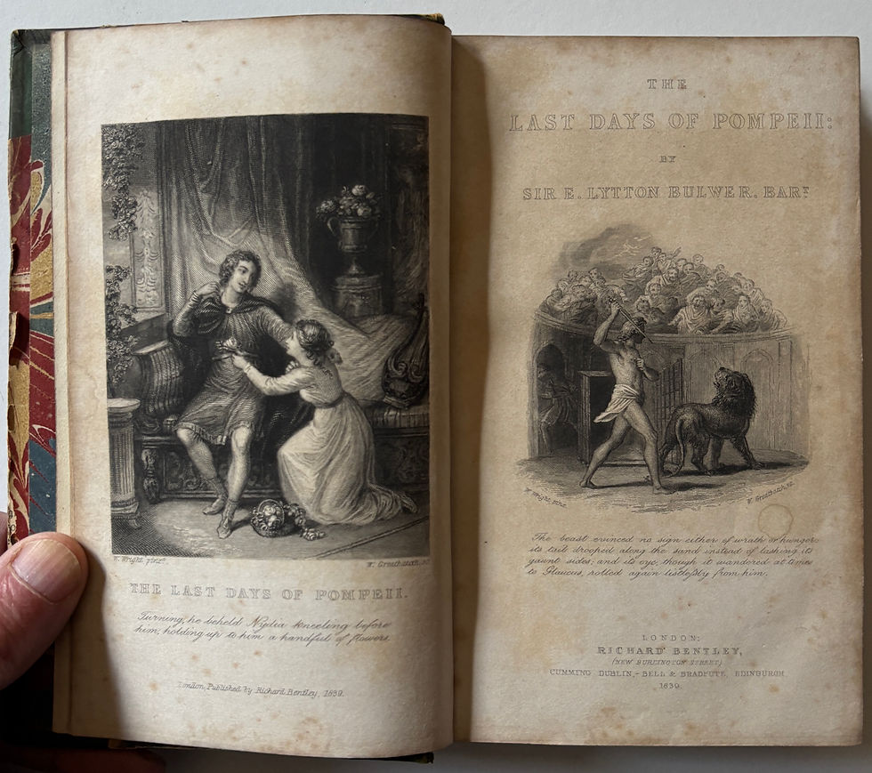 Thumbnail: The Last Days of Pompeii by Edward Bulwer-Lytton, 1839