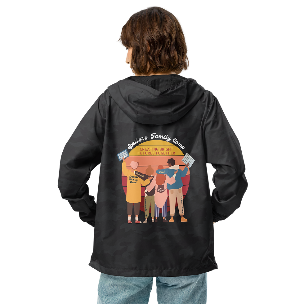 Thumbnail: Unisex lightweight zip up windbreaker