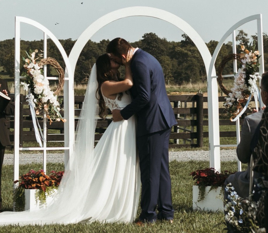 French Door Wedding Arch