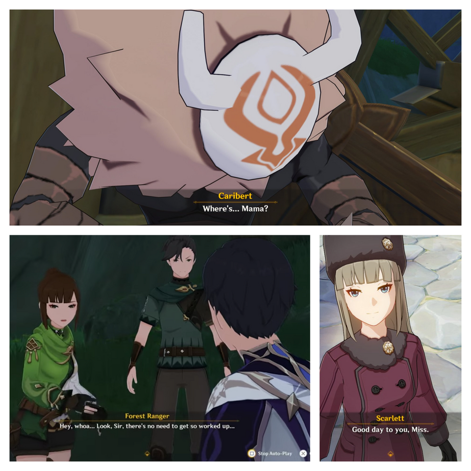 Caribert, Scarlett, Forest Ranger, Genshin Impact, Kim Gasiciel