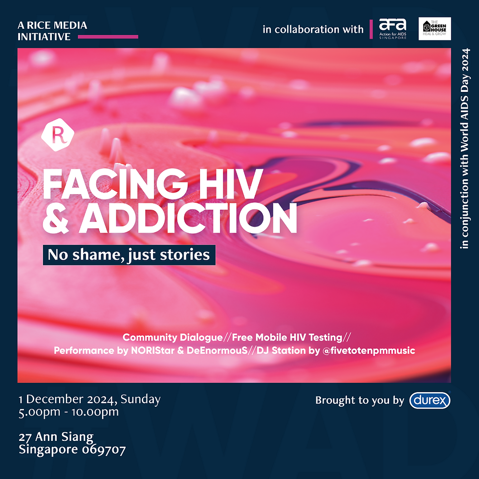 Facing HIV & Addiction: No Shame; Just Stories