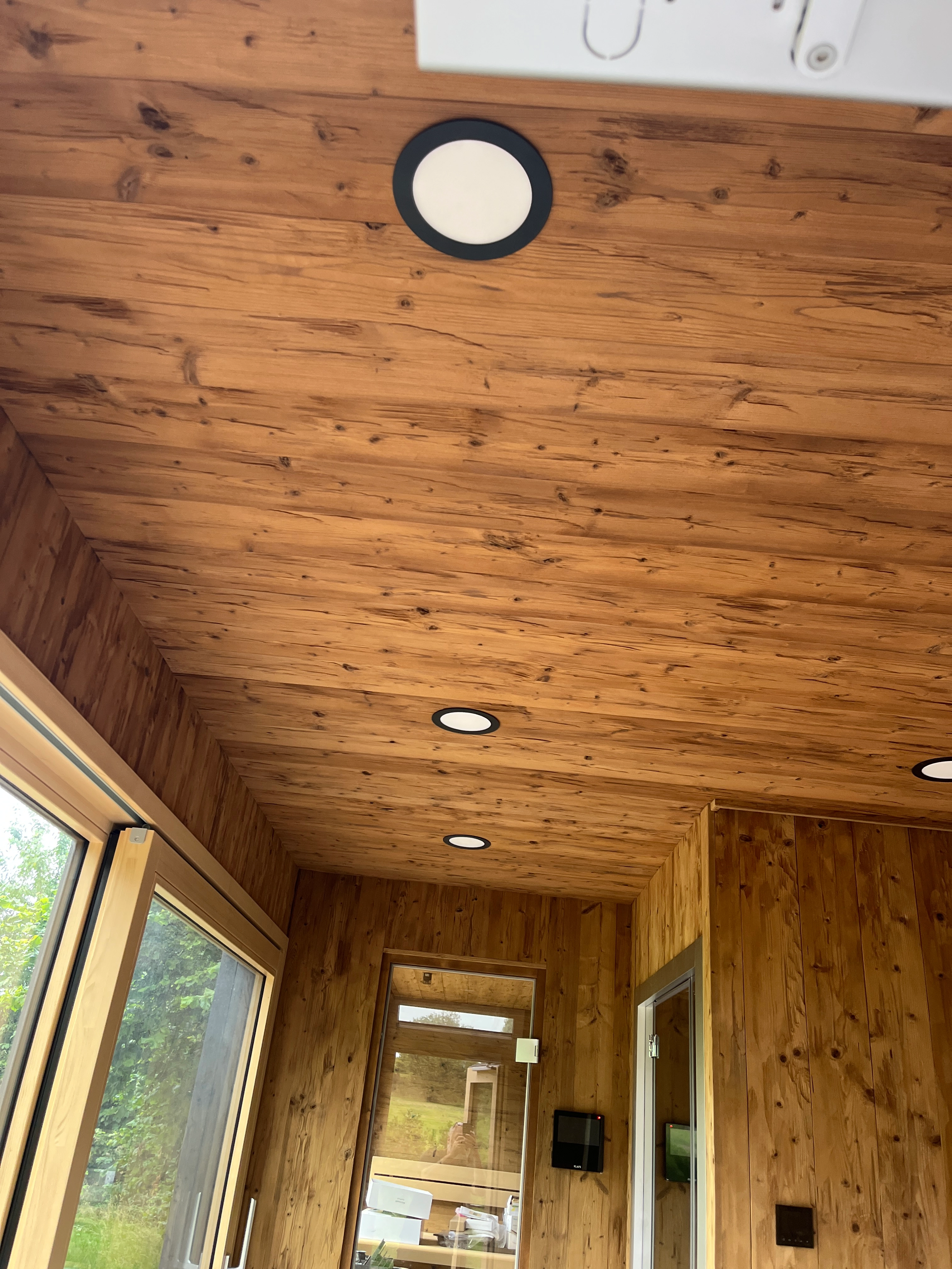 Saunacontainer LED Beleuchtung