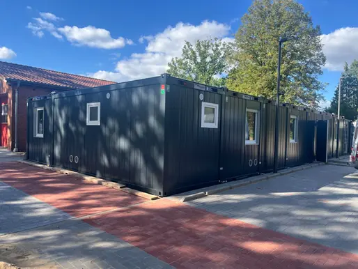 Moderne Containeranlage