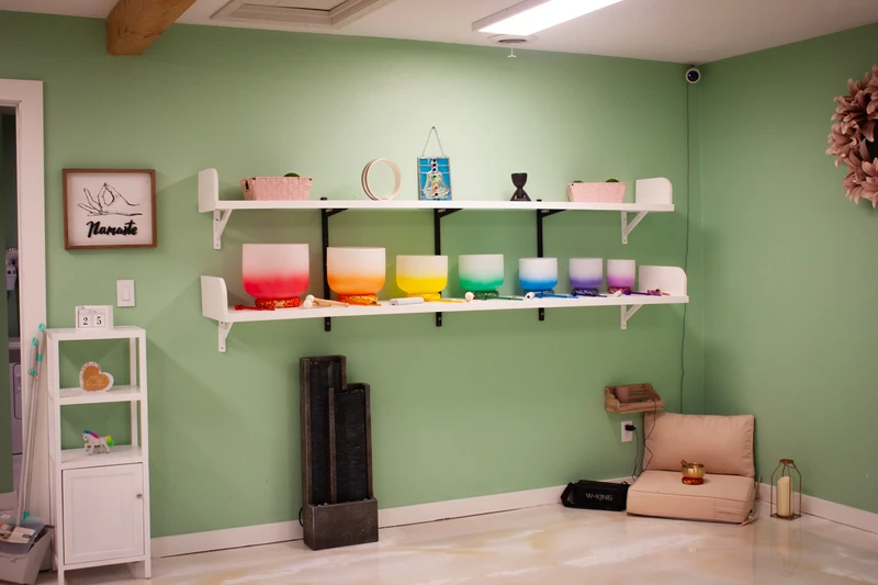 Bit of a Stretch Yoga & Wellness studio practice space