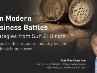 Prof. Wee Chow Hou (University of Western): "Win Modern Business Battles - Strategies from Sun