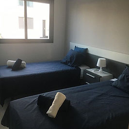 Bedroom with two single beds #casamarenostrum.jpg