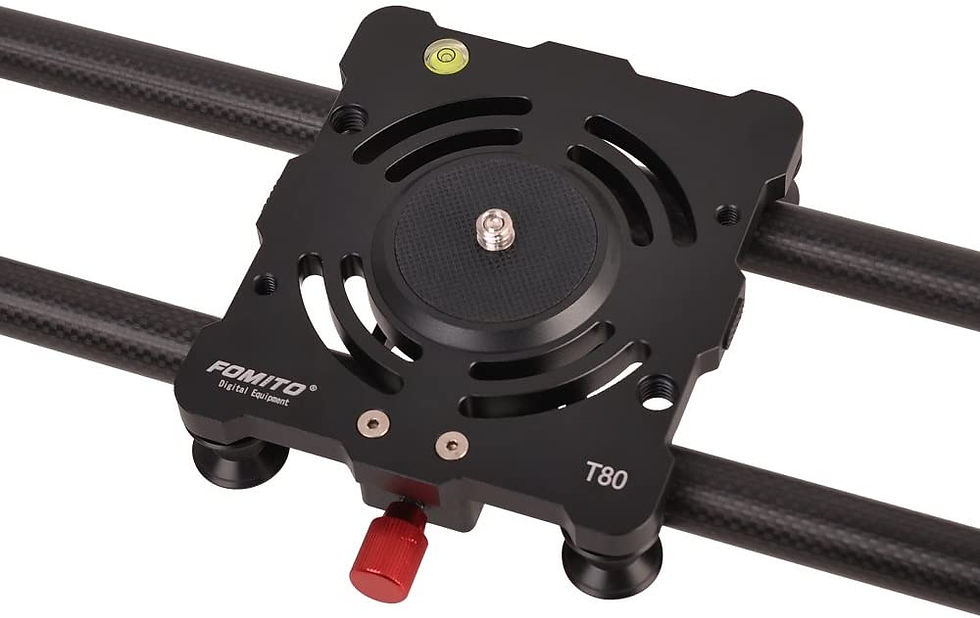 Miniatura: CAMARA SLIDER EN FIBRA DE CARBONO 1 METRO CON CABEZA