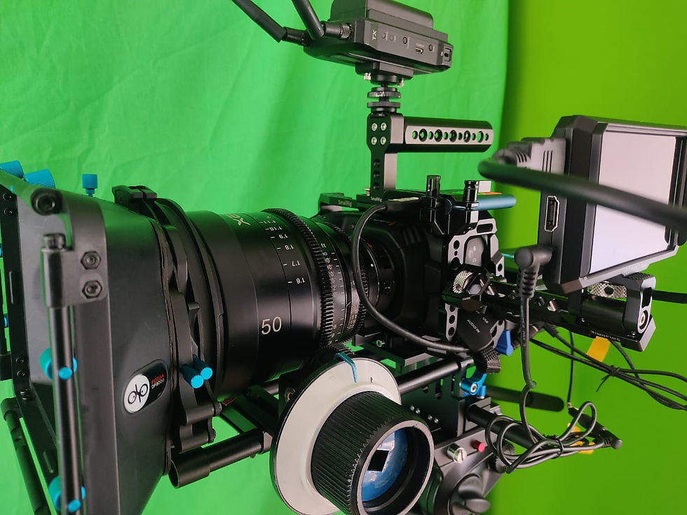 Thumbnail: COMBO CINE V.I.P CAMARA 6K+LENTES DE CINE +MONITOR+BATERIAS+ 1 TERA