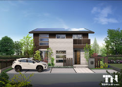 戸建外観パース