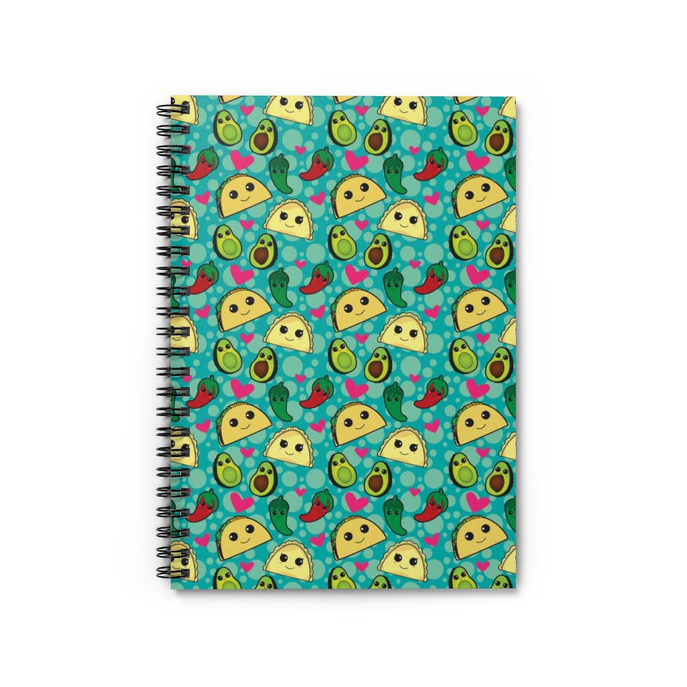 Thumbnail: Taco Time Spiral Notebook - Ruled Line