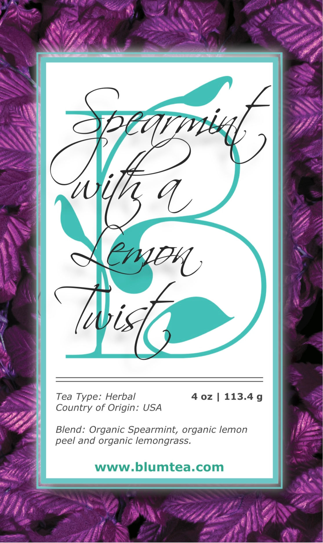 Spearmint with a  Lemon Twist