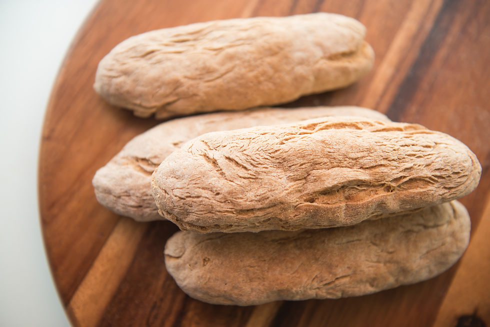 Thumbnail: Golden Flax Panini Buns (Pack of 4) - Wholesale