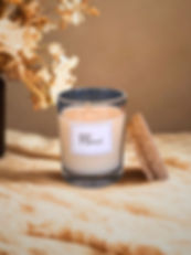 Bougie Merci, Bougie végétale parfumée, bougie suisse