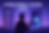Digital illustration in purple-blue tones showing a silhouetted person holding a remote, facing a tablet whose streaming-app icons are dripping as if melting; an open doorway with a glowing arrow points outward, and the headline “Streaming Churn 2024” appears above—symbolizing audiences exiting subscription services.