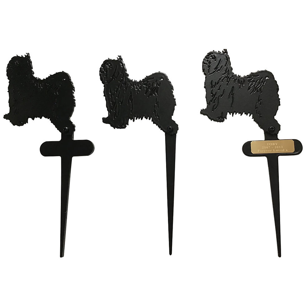 Thumbnail: Tibetan Terrier Flowerpot Stake