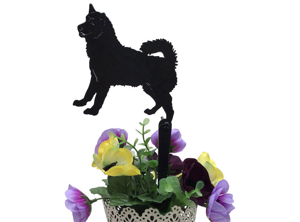 Alaskan Malamute Flowerpot Stake