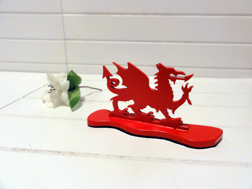 Thumbnail: Red Welsh Dragon Silhouette