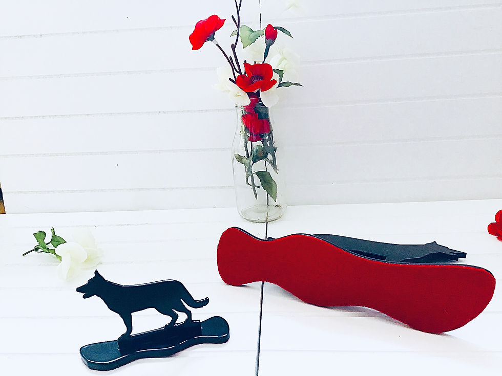 Thumbnail: German Shepherd Silhouette Ornament