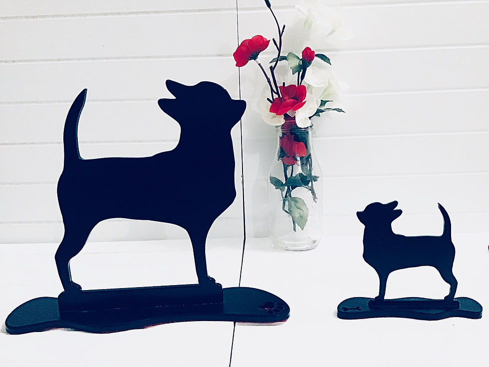 Thumbnail: Chihuahua Silhouette Ornament