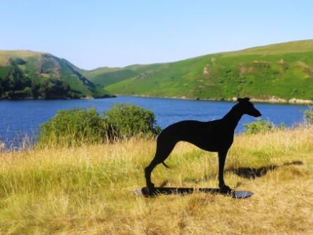 Thumbnail: Greyhound Themed Silhouette Statue