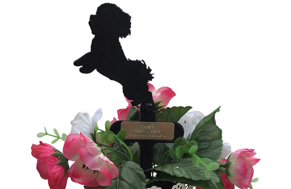 Thumbnail: Bichon Frise Flowerpot Stake