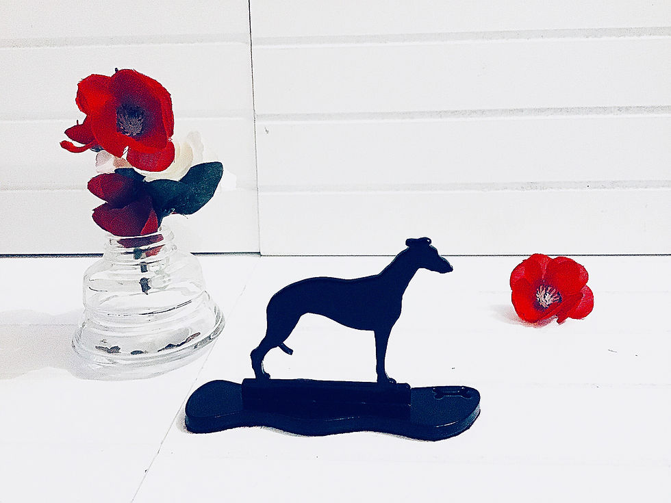 Thumbnail: Whippet Silhouette Ornament