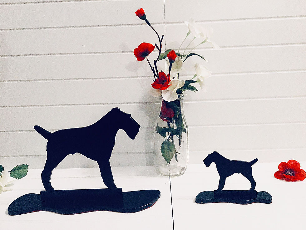 Thumbnail: Fox Terrier Silhouette Ornament
