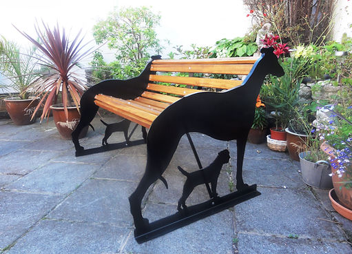 Greyhound Ornament Sillhouttte