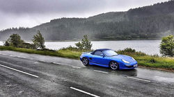 #Porsche #boxster #sapphireblue #wales