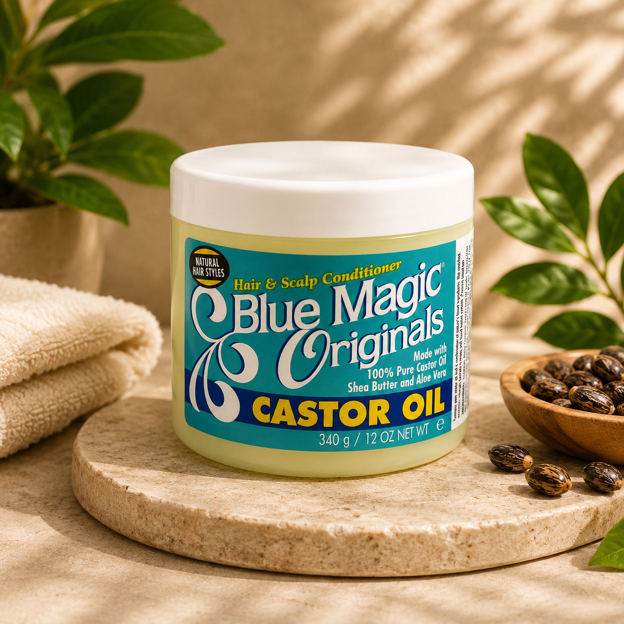 Blue Magic Castor Oil (12oz)