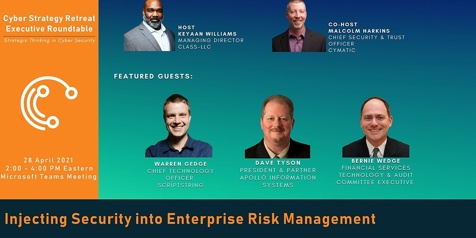 Injecting Security into Enterprise Risk Management